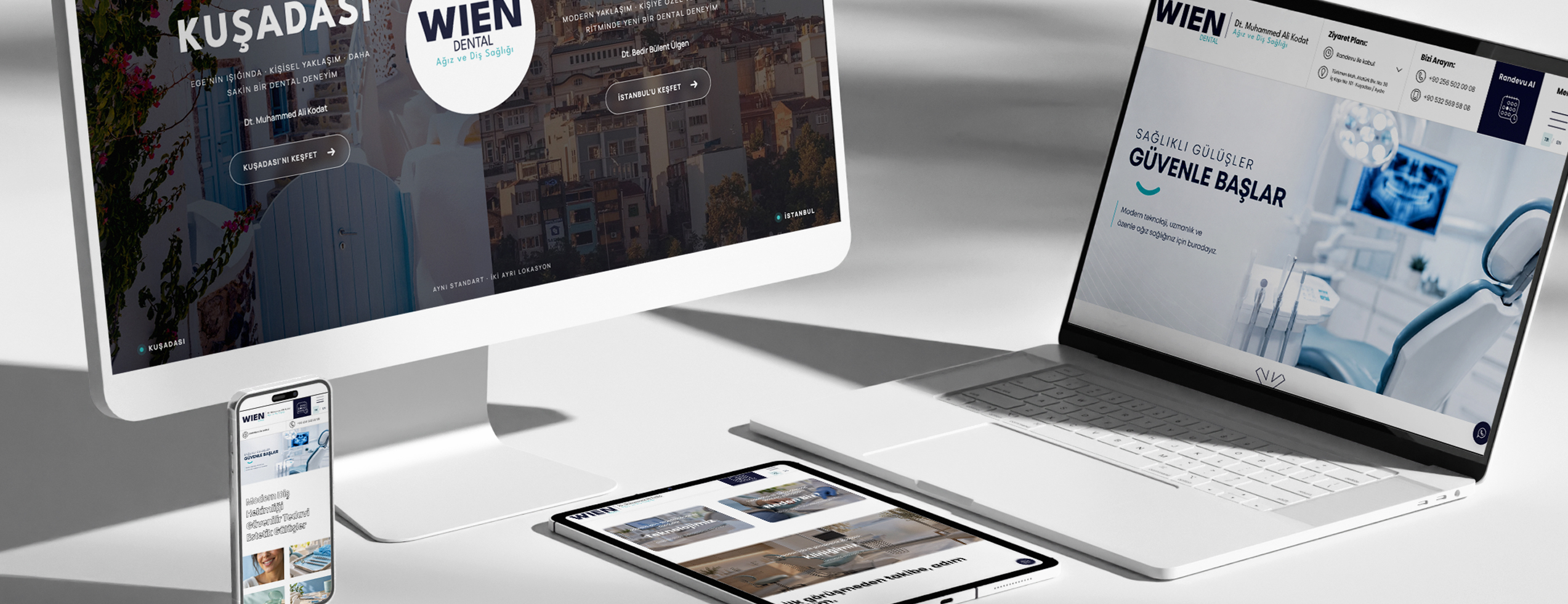 WIEN DENTAL web tasarımı ve sosyal medya projesi